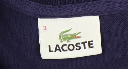 Lacoste Men’s Blue Polo Shirt Size M Cotton Casual Short Sleeve
