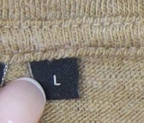 b.young Women’s Beige Pullover Jumper L V-Neck Long Sleeve Knit