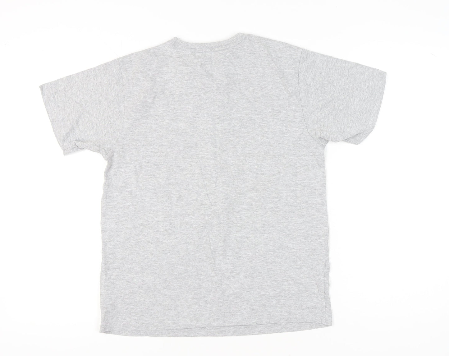 Womens UK Size M Disney Grey Basic T-Shirt