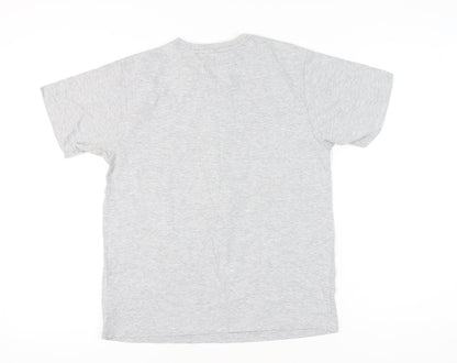 Womens UK Size M Disney Grey Basic T-Shirt