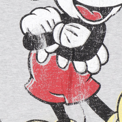 Womens UK Size M Disney Grey Basic T-Shirt
