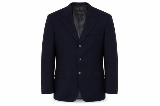 Sidi Men’s Blue Wool Blazer Jacket 42R Notch Lapel Classic Formal