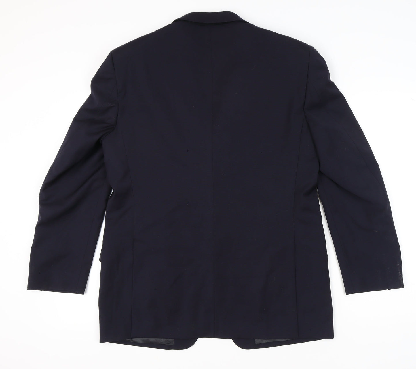 Sidi Men’s Blue Wool Blazer Jacket 42R Notch Lapel Classic Formal