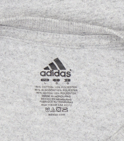 Mens UK Size L adidas Grey  T-Shirt