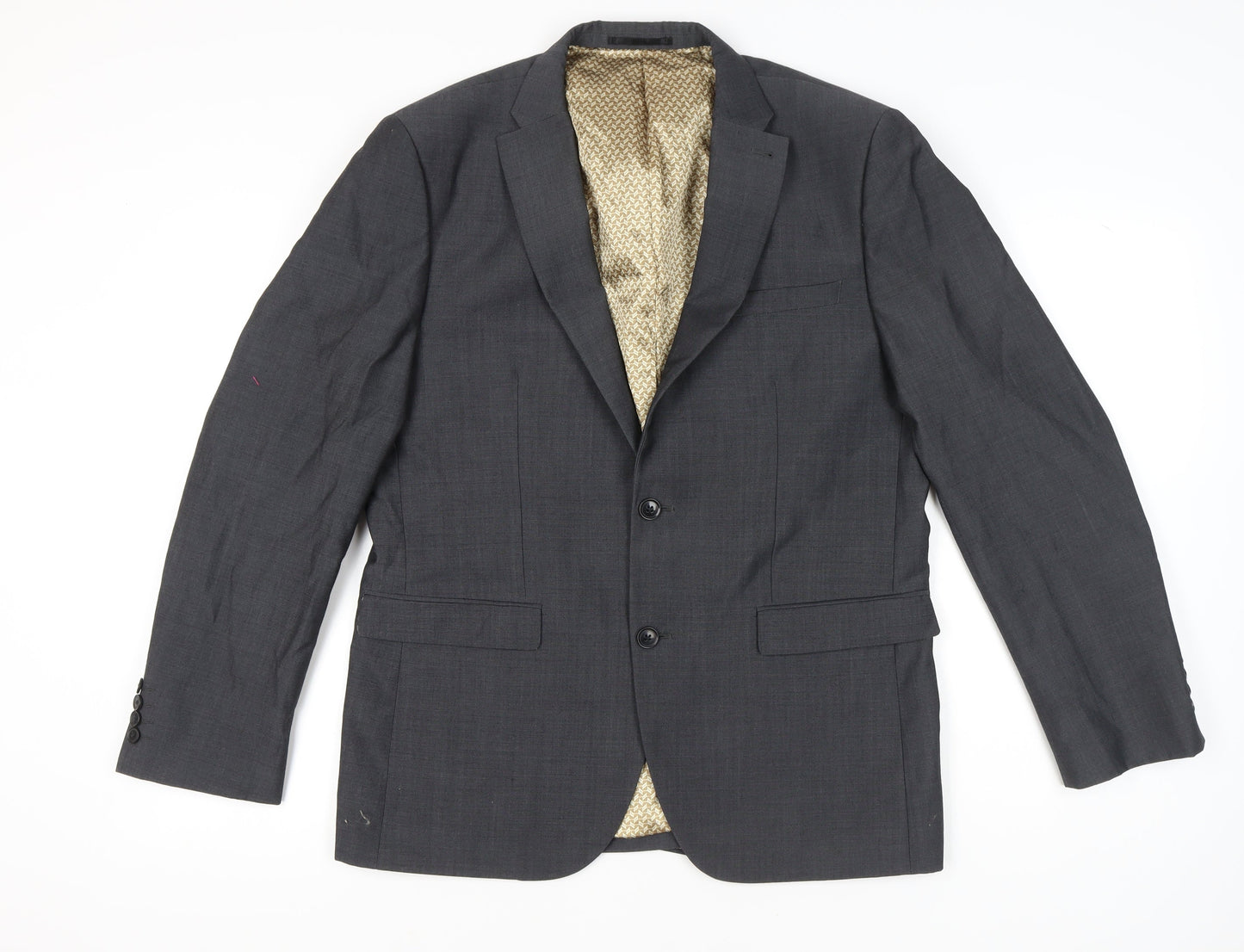 Mens UK Size 42 NEXT Regular Grey Suit Jacket