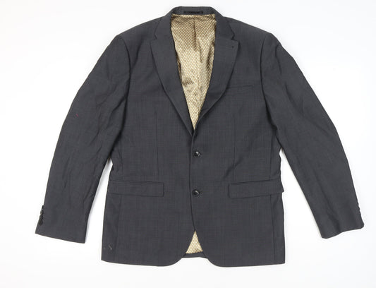 Mens UK Size 42 NEXT Regular Grey Suit Jacket