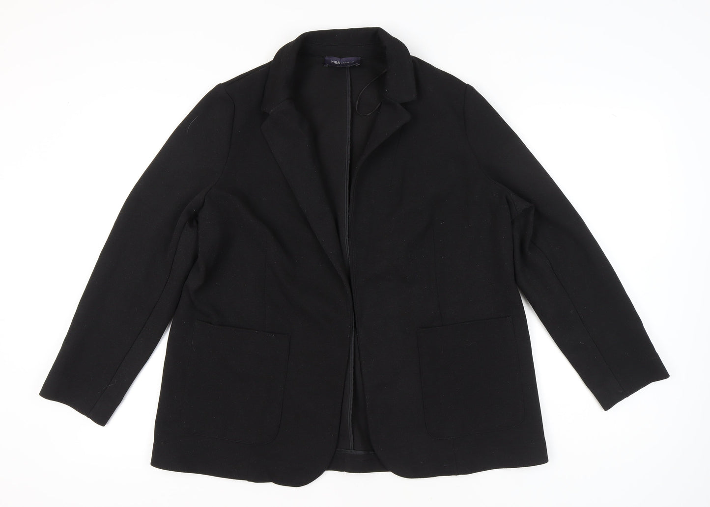 Marks and Spencer Women’s Black Blazer Size 18 Single Breasted