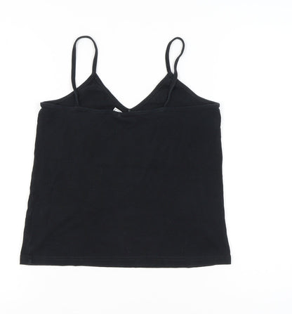 Womens UK Size M The White Company Black Camisole Tank