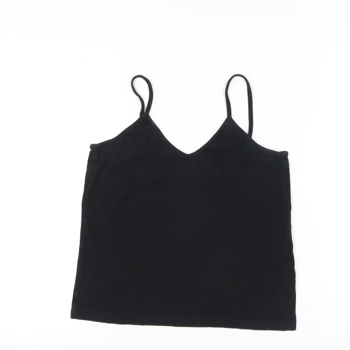 Womens UK Size M The White Company Black Camisole Tank