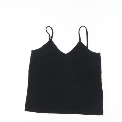 Womens UK Size M The White Company Black Camisole Tank