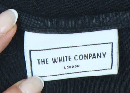 Womens UK Size M The White Company Black Camisole Tank
