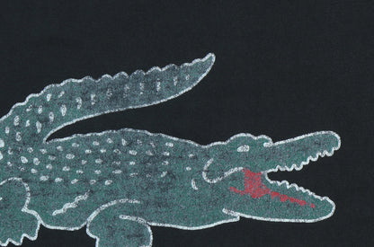 Lacoste Men’s Black M Regular Fit Logo Graphic T-Shirt