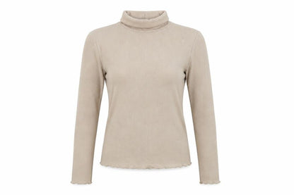 Womens UK Size S French Connection Beige Basic T-Shirt