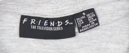 Primark Friends Women’s Grey Christmas Print T-Shirt Size 10