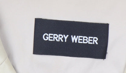 Gerry Weber Women’s Beige Trench Coat Size 18 Belted Mid-Length