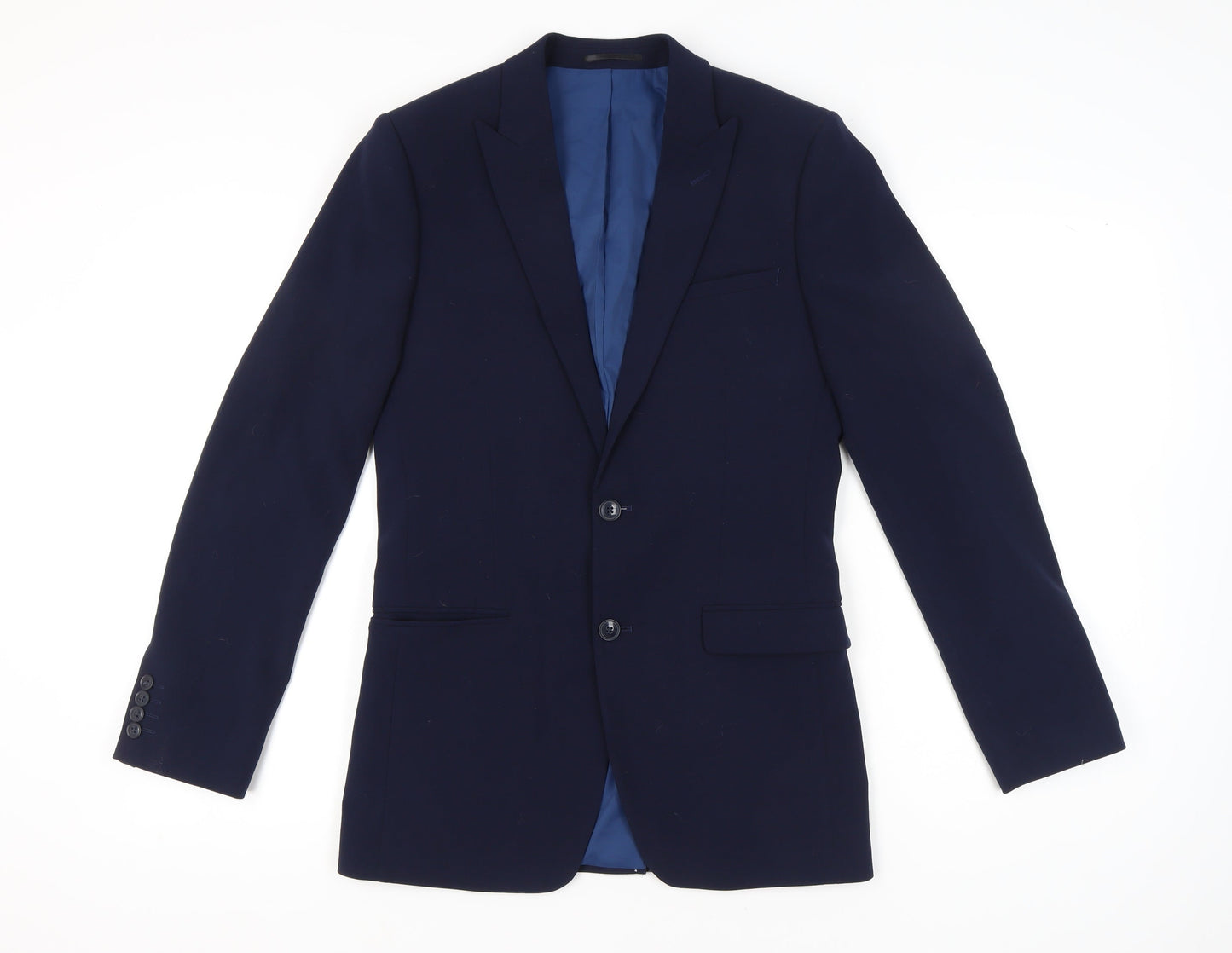 Mens UK Size 36 ONESIX5IVE Regular Blue Suit Jacket