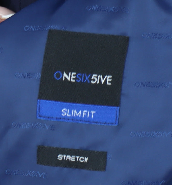 Mens UK Size 36 ONESIX5IVE Regular Blue Suit Jacket