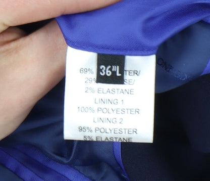 Mens UK Size 36 ONESIX5IVE Regular Blue Suit Jacket