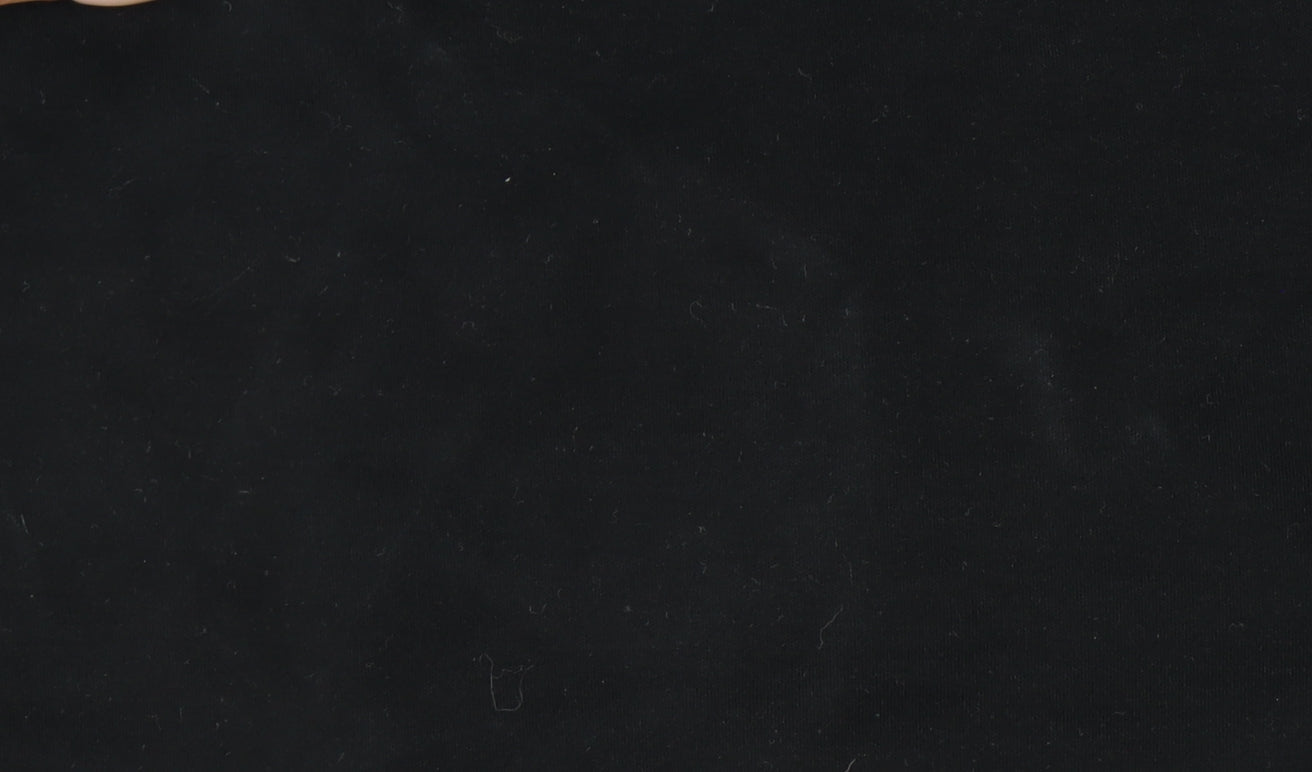 Zara Men's Black Long Sleeve Polo Shirt L Cotton Zip Collar