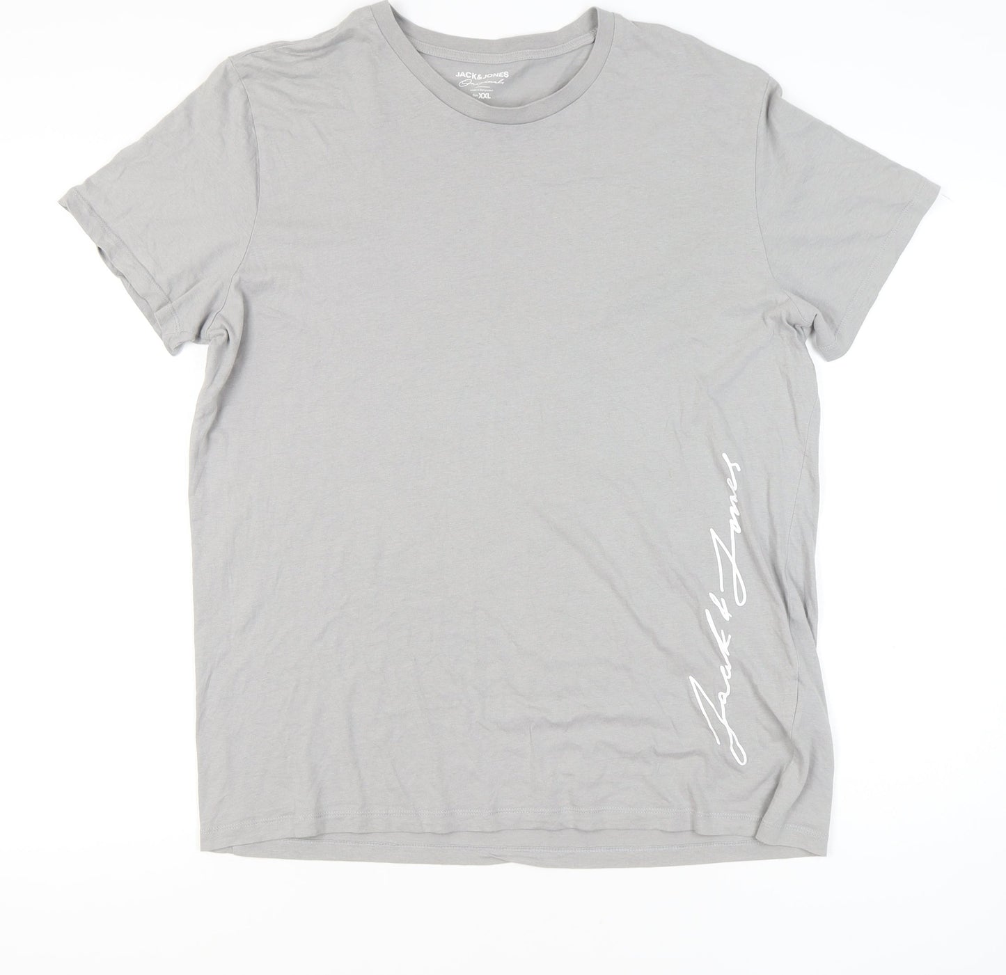 Mens UK Size 2XL JACK & JONES Grey  T-Shirt