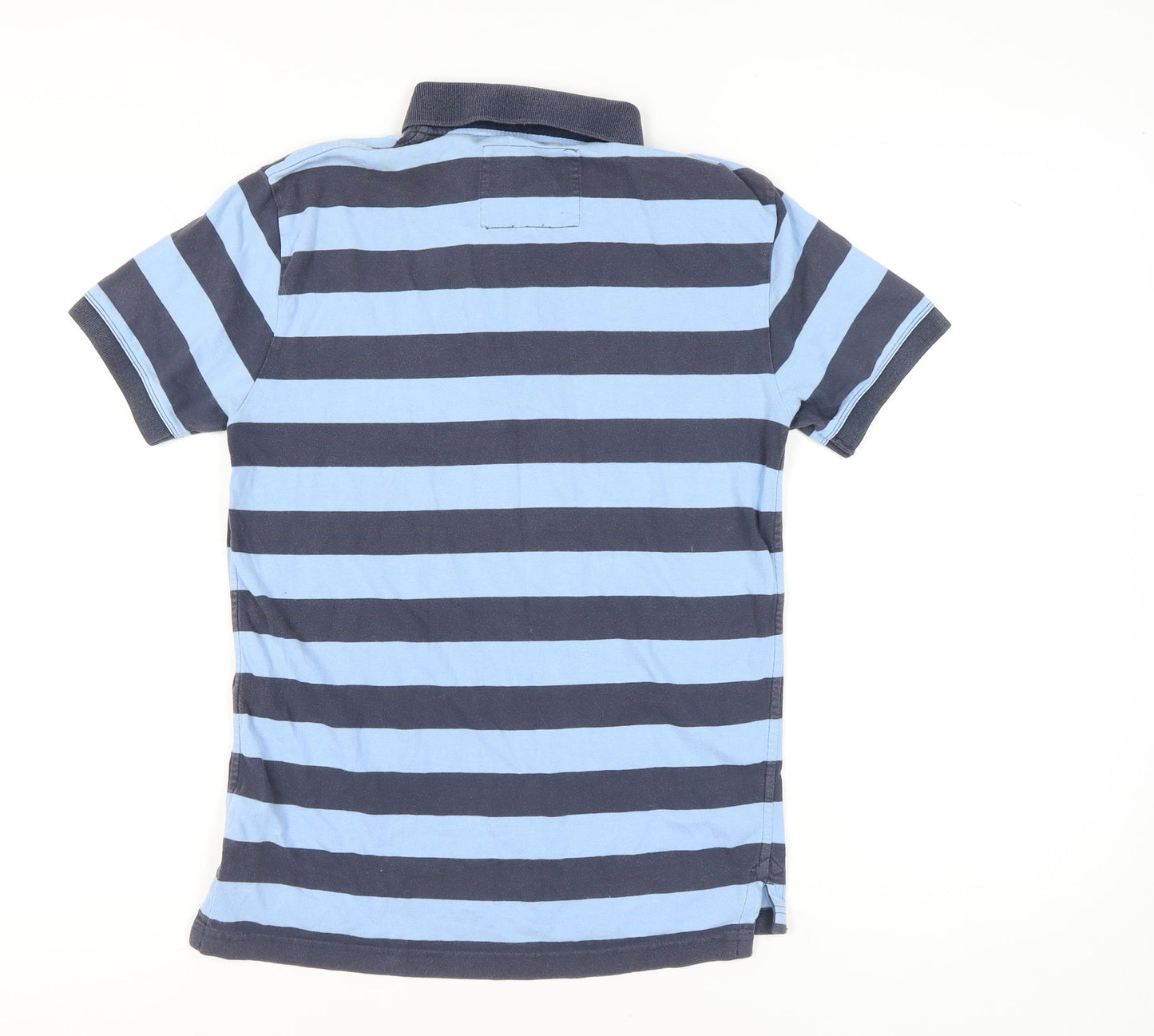 Jack Wills Men’s Blue Striped Polo Shirt XS Cotton Preppy Casual