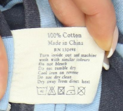 Jack Wills Men’s Blue Striped Polo Shirt XS Cotton Preppy Casual