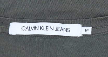 Mens UK Size M Calvin Klein Jeans Green  T-Shirt
