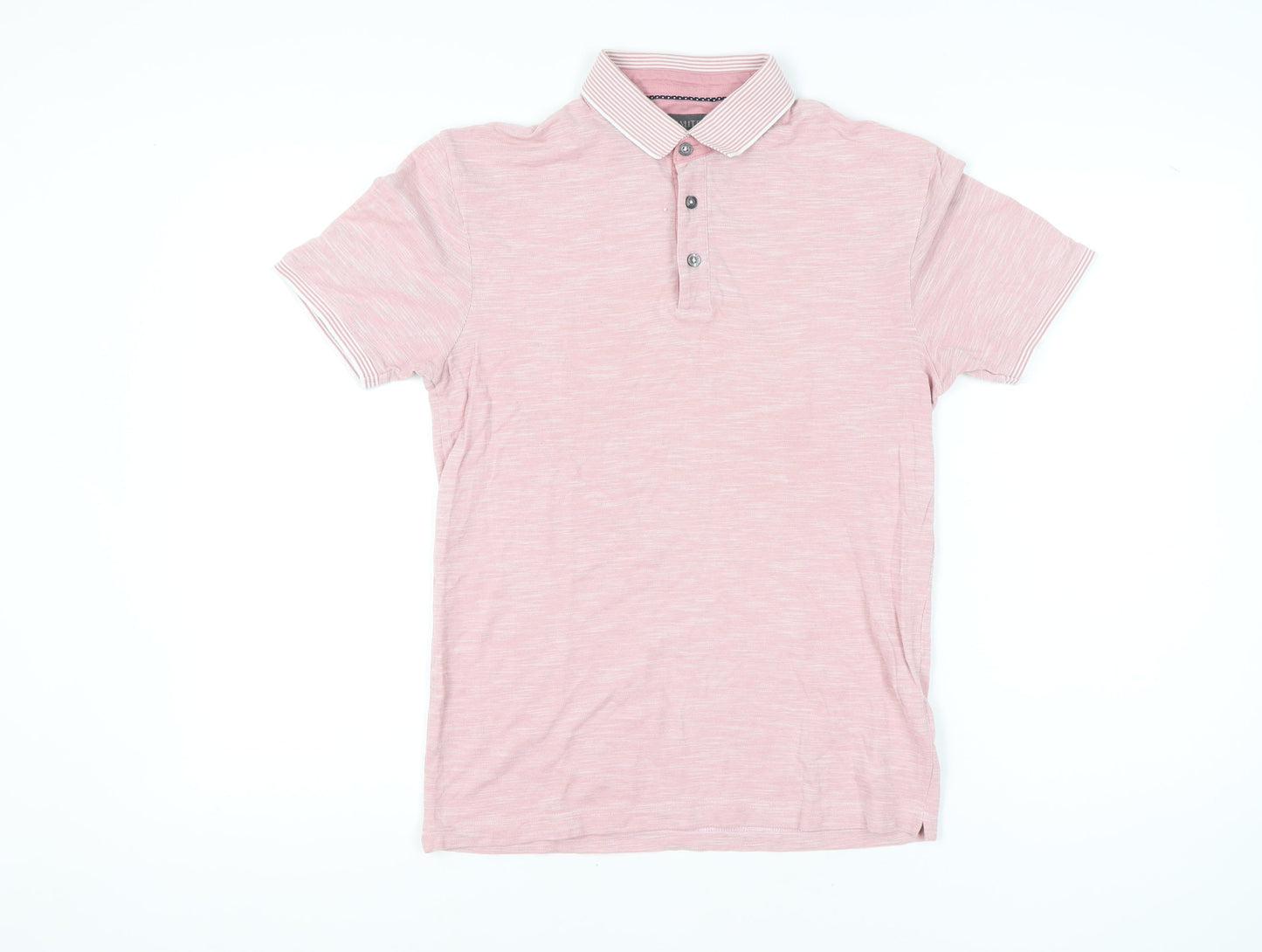 Marks and Spencer Men's Pink Small Polo Shirt Limited Edition Cotton