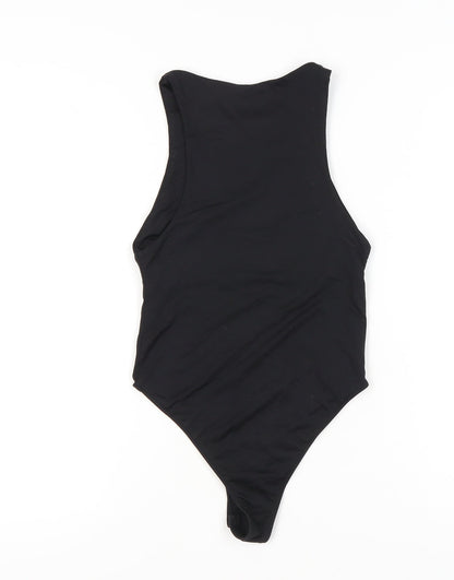 Zara Women Black Sleeveless High Neck Bodysuit Size 8