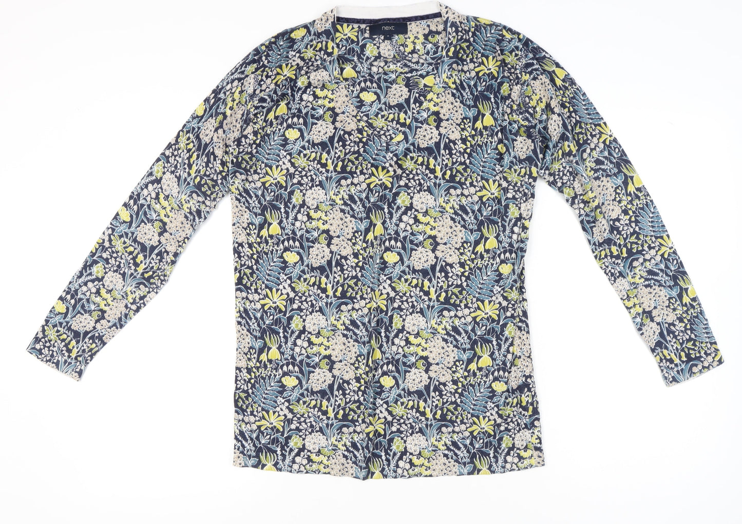 Next Women’s Multicoloured Floral Long Sleeve Tunic Blouse UK 14