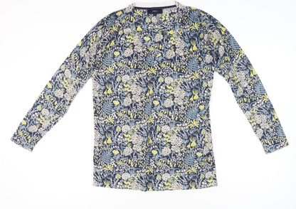 Next Women’s Multicoloured Floral Long Sleeve Tunic Blouse UK 14