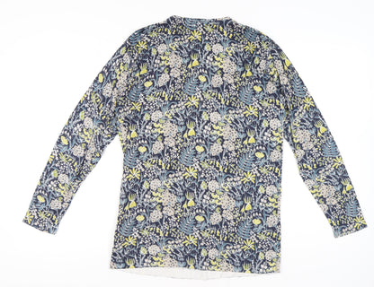 Next Women’s Multicoloured Floral Long Sleeve Tunic Blouse UK 14