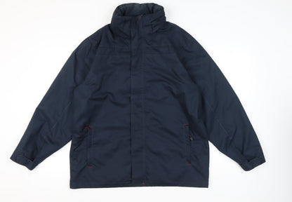 Mens UK Size L Champion Kilbeck Blue Basic Jacket