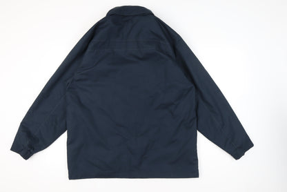Mens UK Size L Champion Kilbeck Blue Basic Jacket