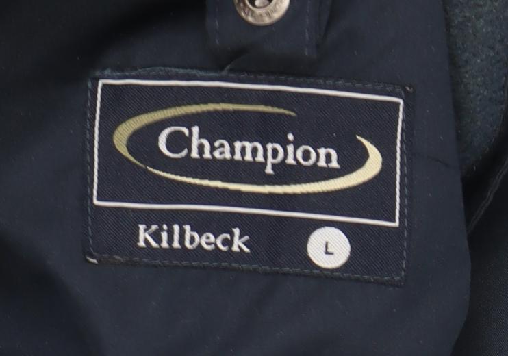 Mens UK Size L Champion Kilbeck Blue Basic Jacket