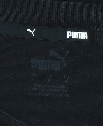 Puma Men's Black Medium Crew Neck Short Sleeve Pocket T-Shirt