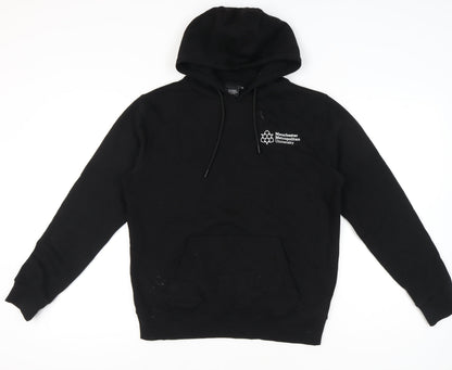 Manchester Metropolitan University Black Hoodie Unisex S Pullover