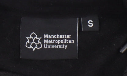 Manchester Metropolitan University Black Hoodie Unisex S Pullover