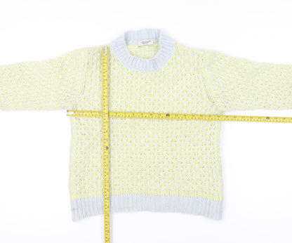 Womens UK Size S COCOGIO Yellow Pullover Jumper
