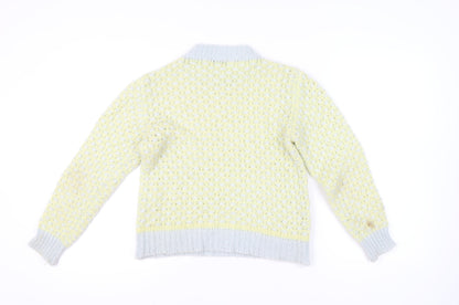 Womens UK Size S COCOGIO Yellow Pullover Jumper