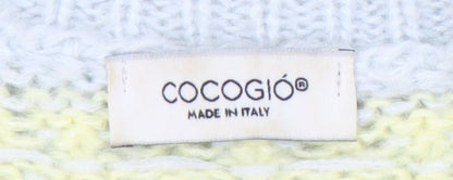 Womens UK Size S COCOGIO Yellow Pullover Jumper