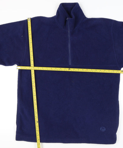Hawkshead Sports Men's Blue Fleece Pullover Sweatshirt M