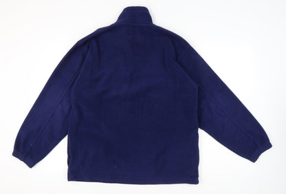 Hawkshead Sports Men's Blue Fleece Pullover Sweatshirt M