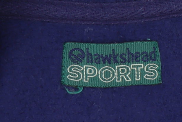 Hawkshead Sports Men's Blue Fleece Pullover Sweatshirt M