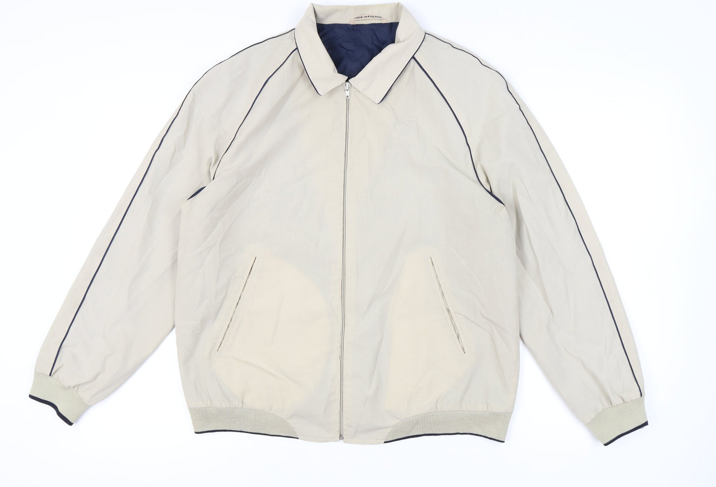 Mens UK Size 44 Marks and Spencer Beige Basic Jacket