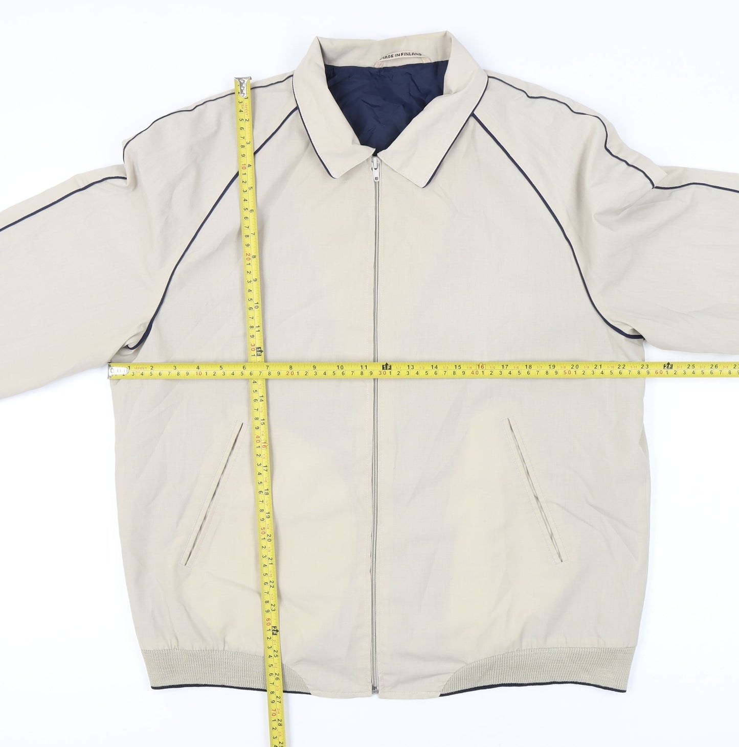 Mens UK Size 44 Marks and Spencer Beige Basic Jacket