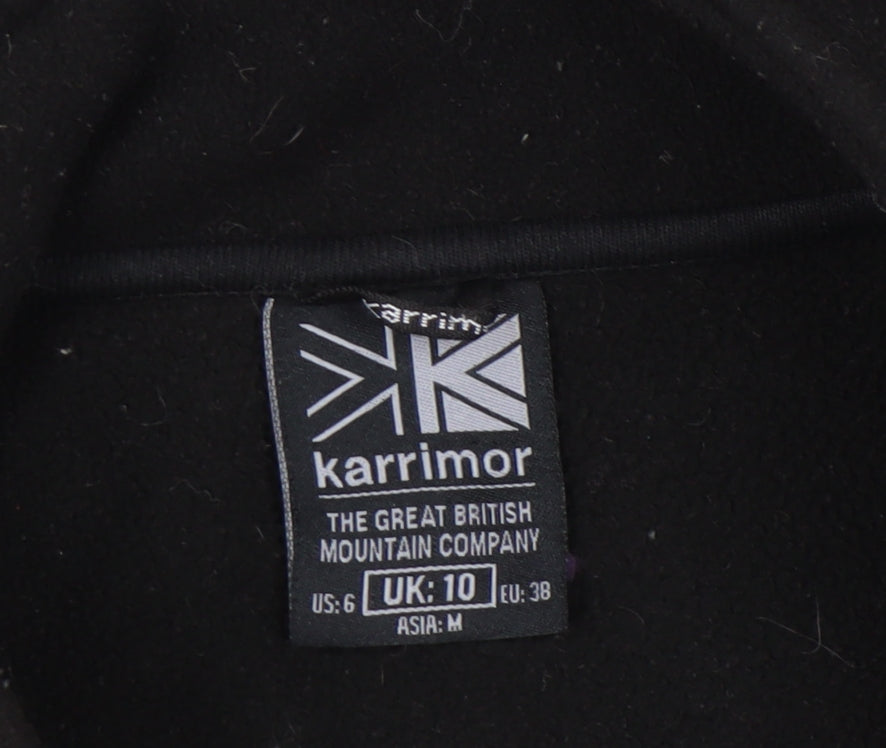 Womens UK Size 10 Karrimor Black Basic Jacket