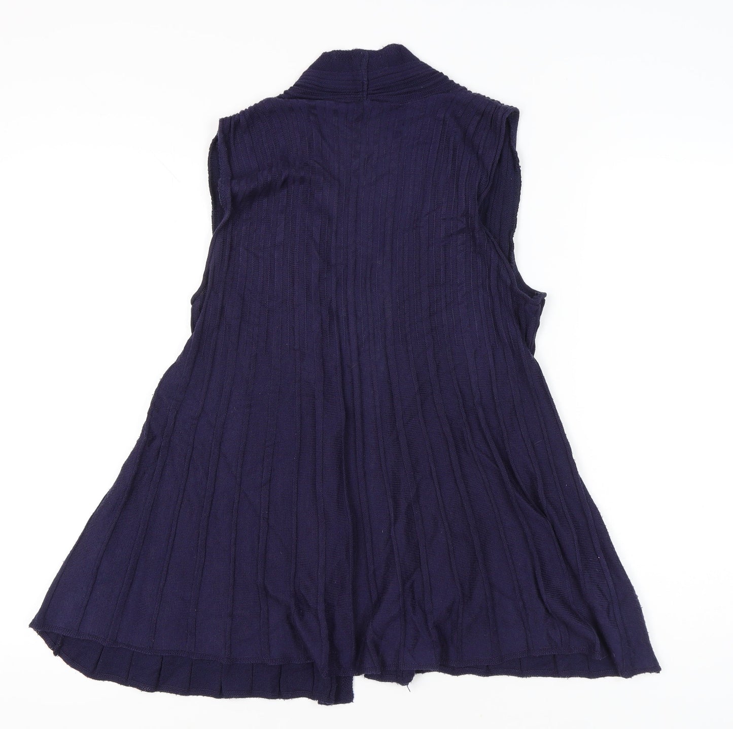 Womens UK Size M M&Co. Blue Vest Jumper