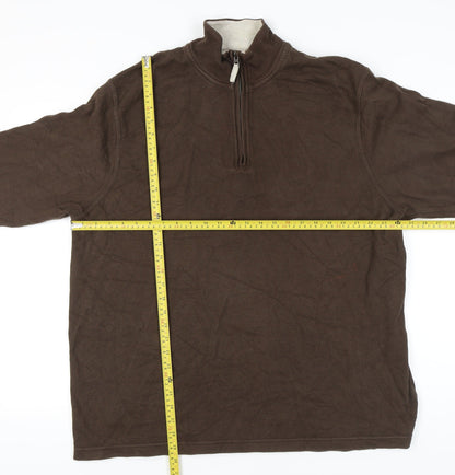 Mens UK Size 2XL Old Navy Brown Pullover Sweatshirt