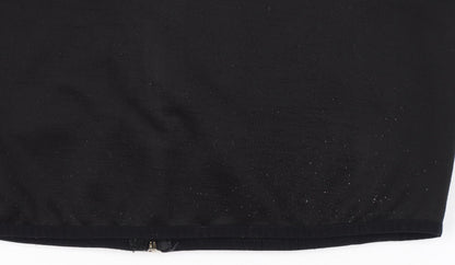 Sonneti Boys Black Full Zip Hoodie 12-13 Years Regular Fit Logo Jacket
